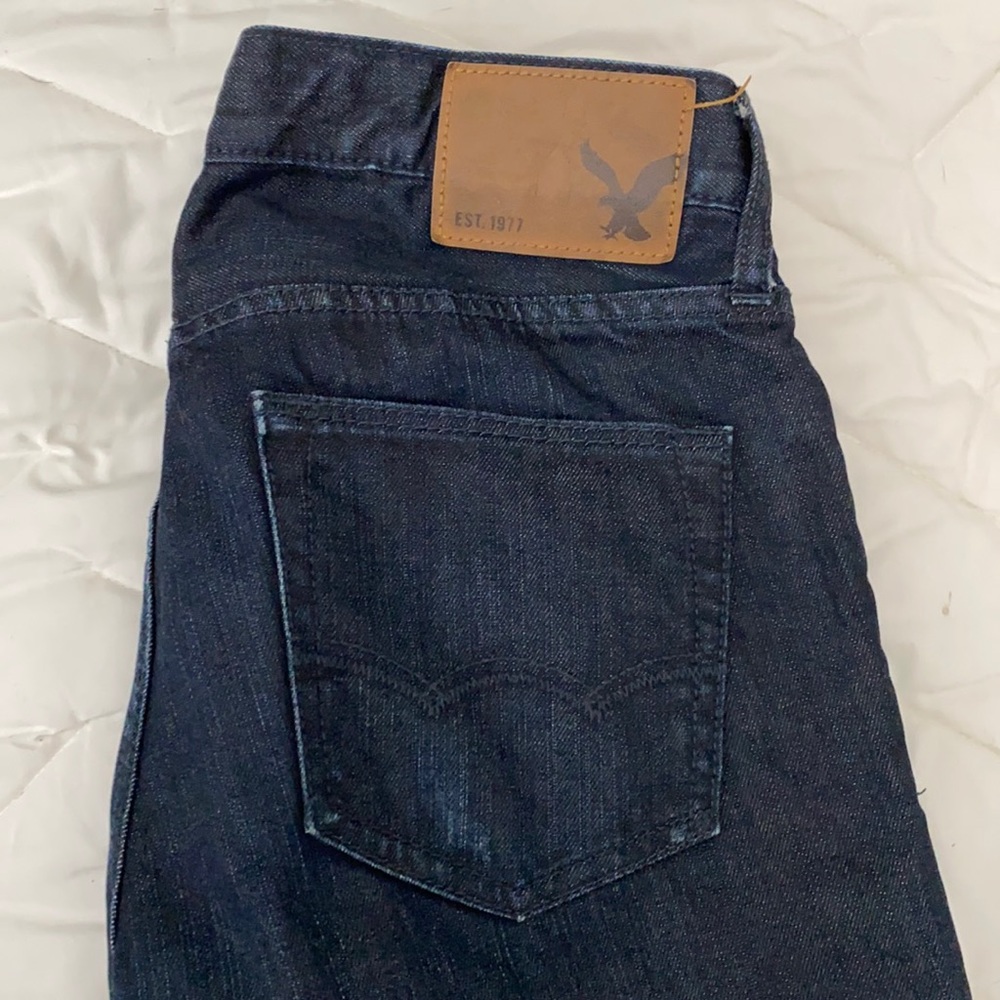 Men’s American Eagle dark wash skinny jeans. 29x30